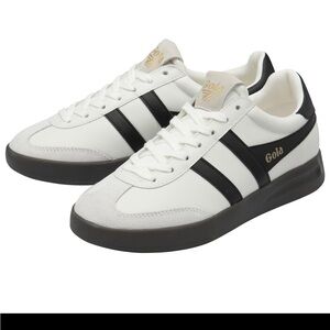 New In Box Gola Cyclone Leather CLB743 women’s 7.5 white/black/dark gum
